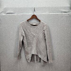 Cable Knit Sweater Womens XL Evolution By Cyrus Gray